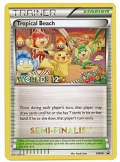 Tropical Beach (BW50) (Semi Finalist) [Black & White: Black Star Promos] | Black Swamp Games