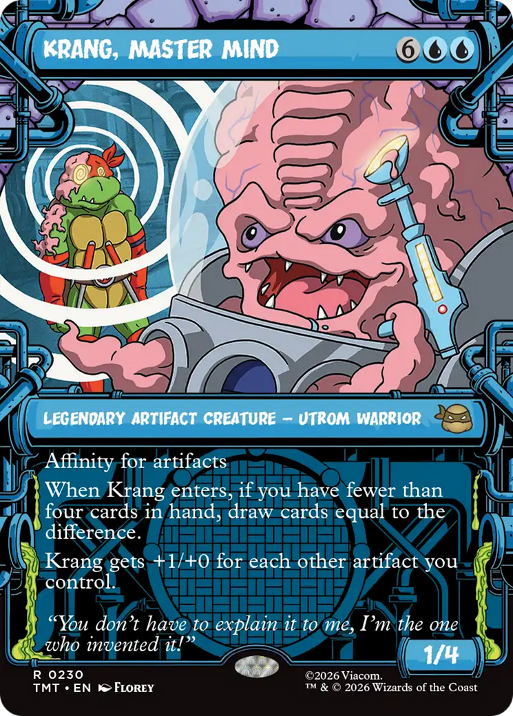 Krang, Master Mind (Showcase) [Teenage Mutant Ninja Turtles] | Black Swamp Games