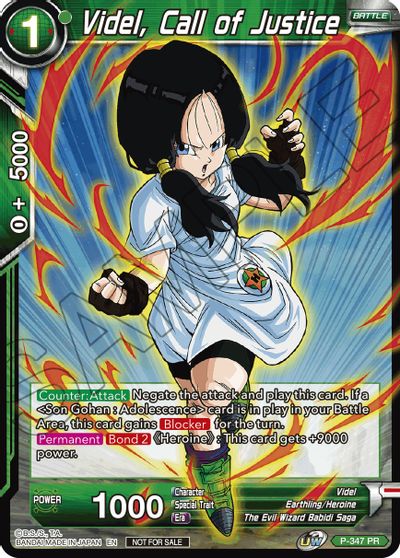 Videl, Call of Justice (P-347) [Tournament Promotion Cards] | Black Swamp Games