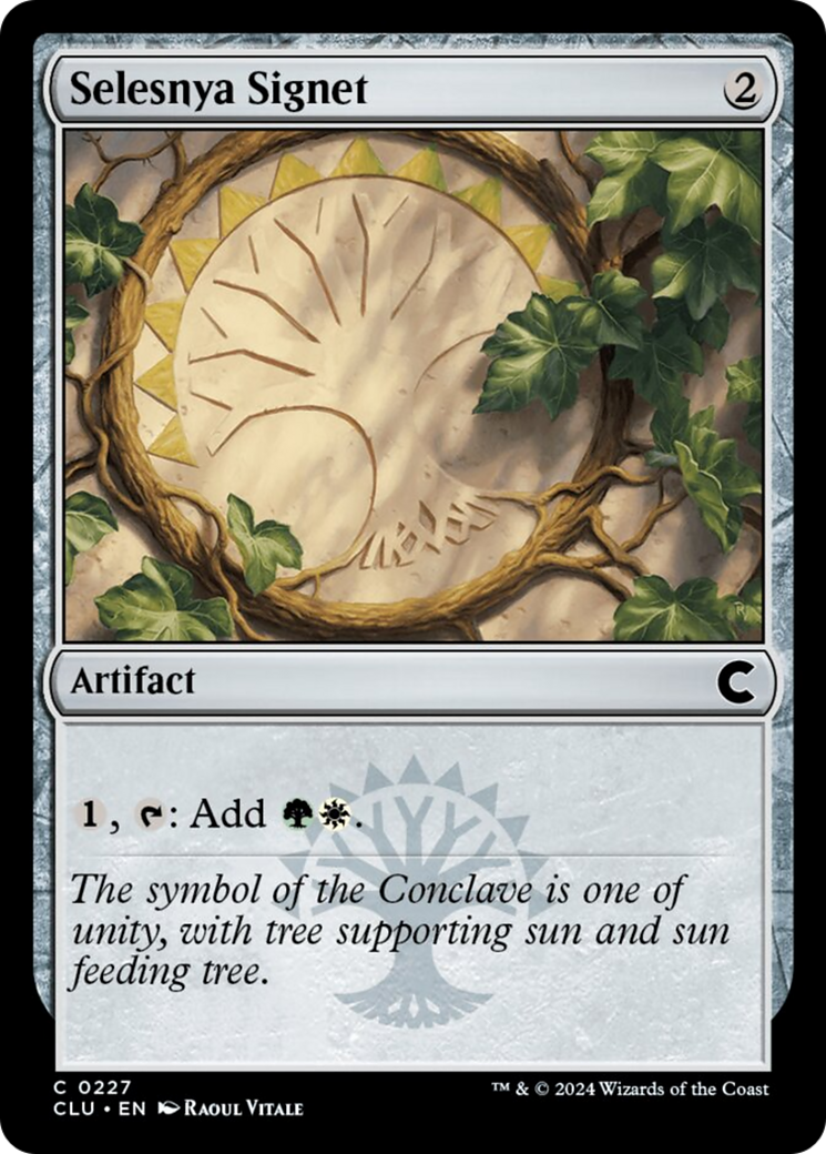 Selesnya Signet [Ravnica: Clue Edition] | Black Swamp Games