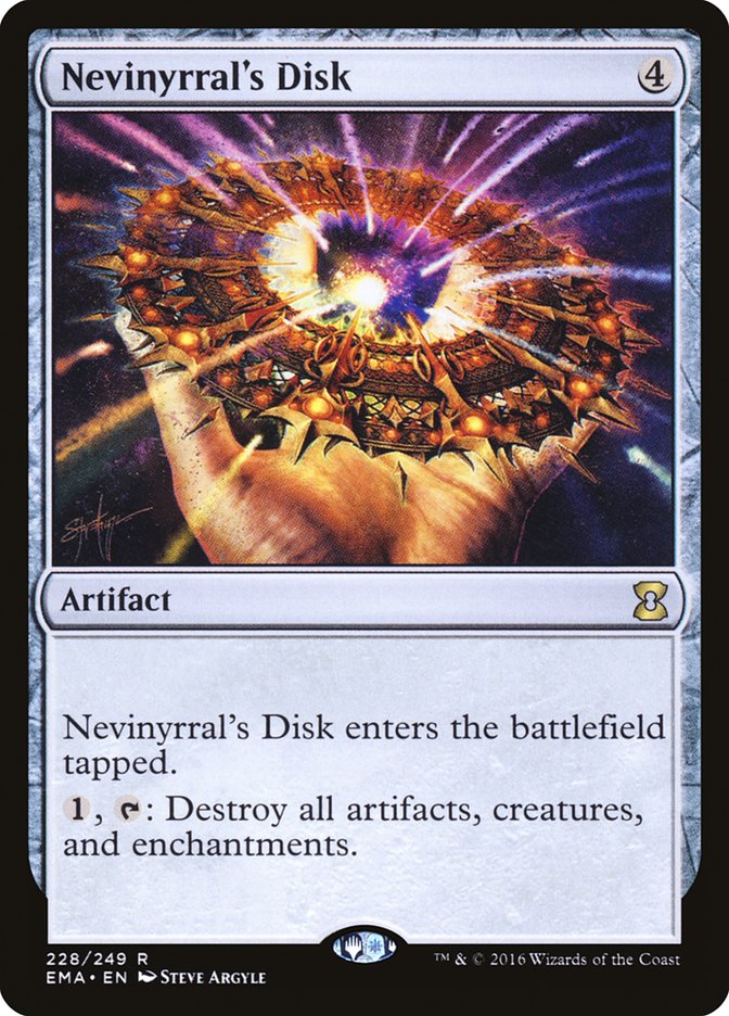 Nevinyrral's Disk [Eternal Masters] | Black Swamp Games