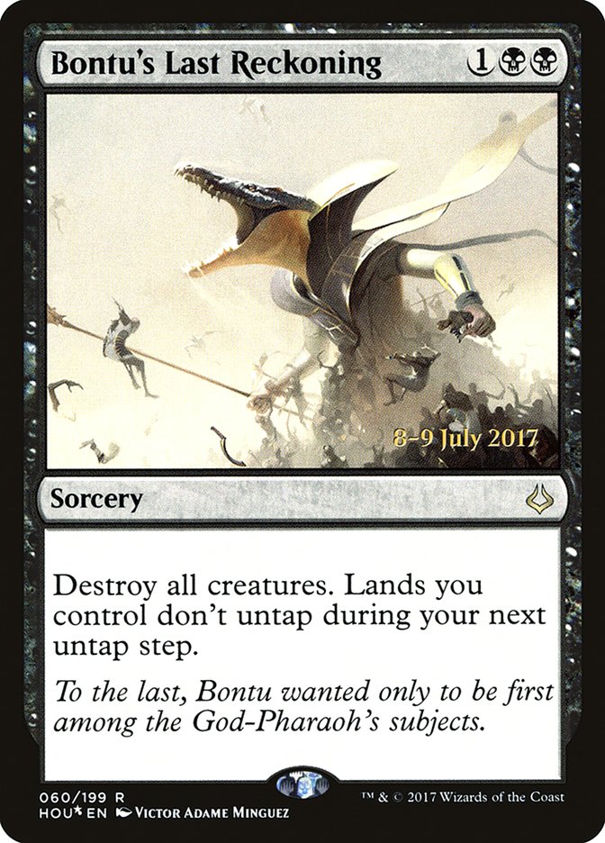 Bontu's Last Reckoning [Hour of Devastation Prerelease Promos] | Black Swamp Games