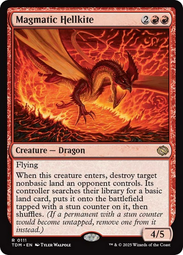 Magmatic Hellkite [Tarkir: Dragonstorm] | Black Swamp Games