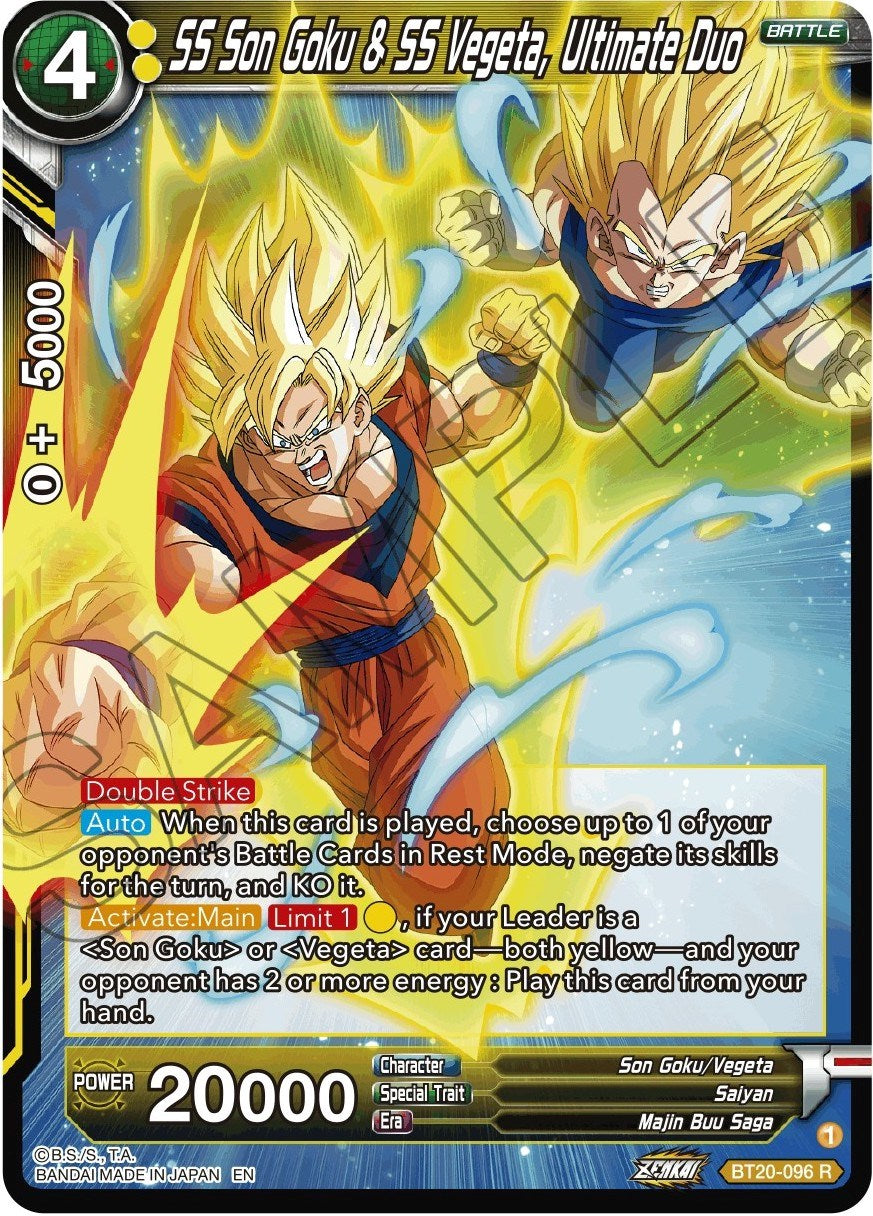 SS Son Goku & SS Vegeta, Ultimate Duo (BT20-096) [Power Absorbed] | Black Swamp Games