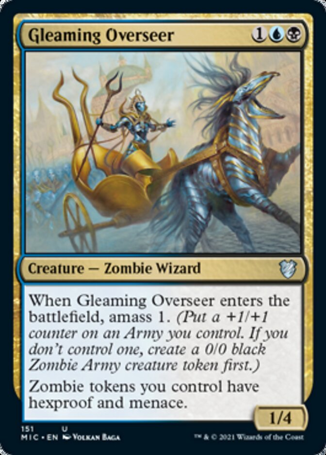 Gleaming Overseer [Innistrad: Midnight Hunt Commander] | Black Swamp Games