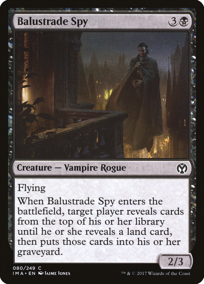 Balustrade Spy [Iconic Masters] | Black Swamp Games