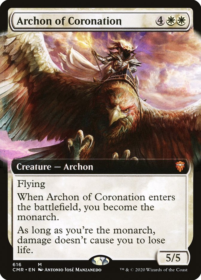 Archon of Coronation (Extended Art) [Commander Legends] | Black Swamp Games