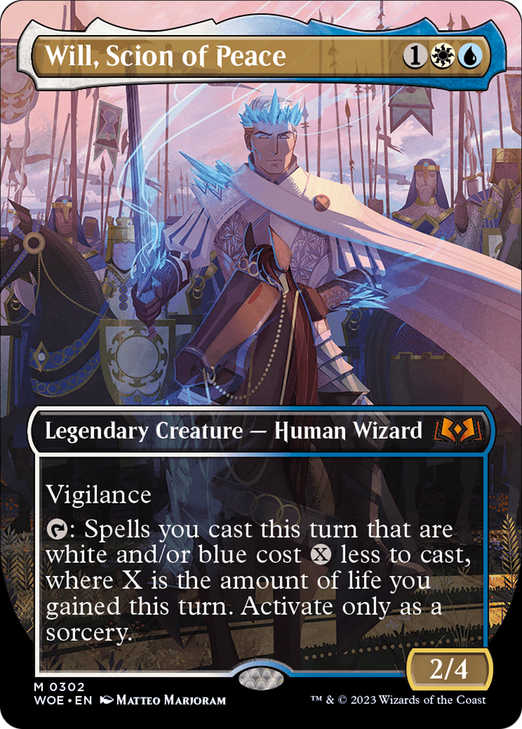 Will, Scion of Peace (Borderless Alternate Art) [Wilds of Eldraine] | Black Swamp Games