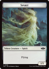 Angel // Spirit Double-Sided Token [Tarkir: Dragonstorm Commander Tokens] | Black Swamp Games