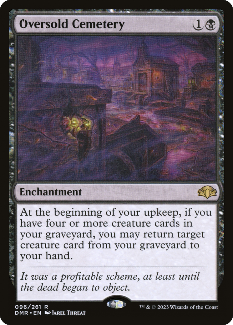 Oversold Cemetery [Dominaria Remastered] | Black Swamp Games