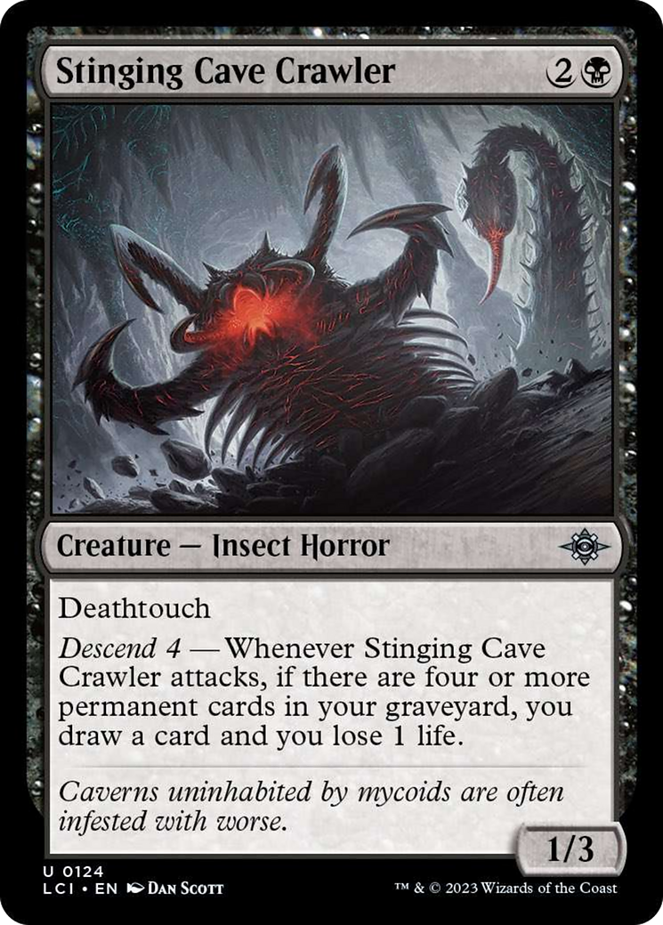 Stinging Cave Crawler [The Lost Caverns of Ixalan] | Black Swamp Games