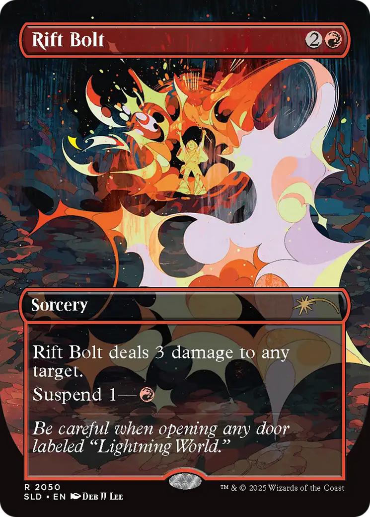Rift Bolt (2050) (Rainbow Foil) [Secret Lair Drop Series] | Black Swamp Games