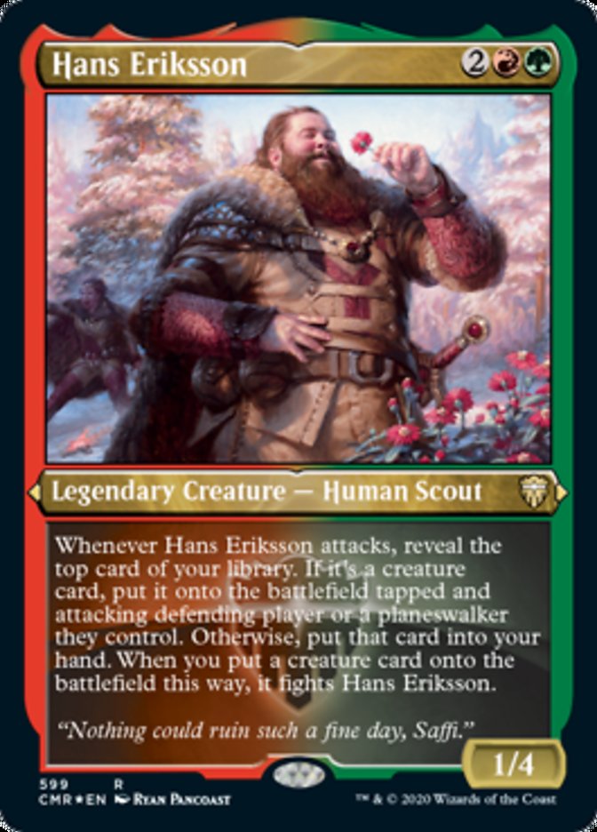 Hans Eriksson (Etched) [Commander Legends] | Black Swamp Games