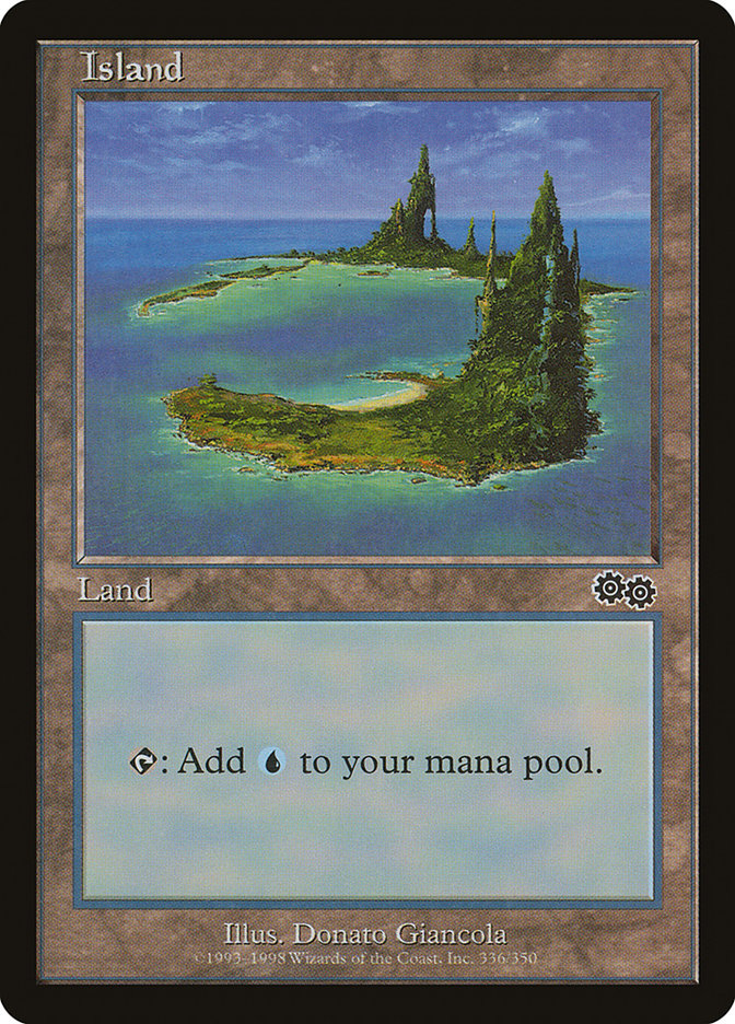 Island (336) [Urza's Saga] | Black Swamp Games