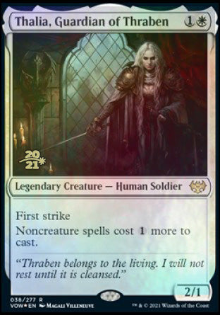 Thalia, Guardian of Thraben [Innistrad: Crimson Vow Prerelease Promos] | Black Swamp Games