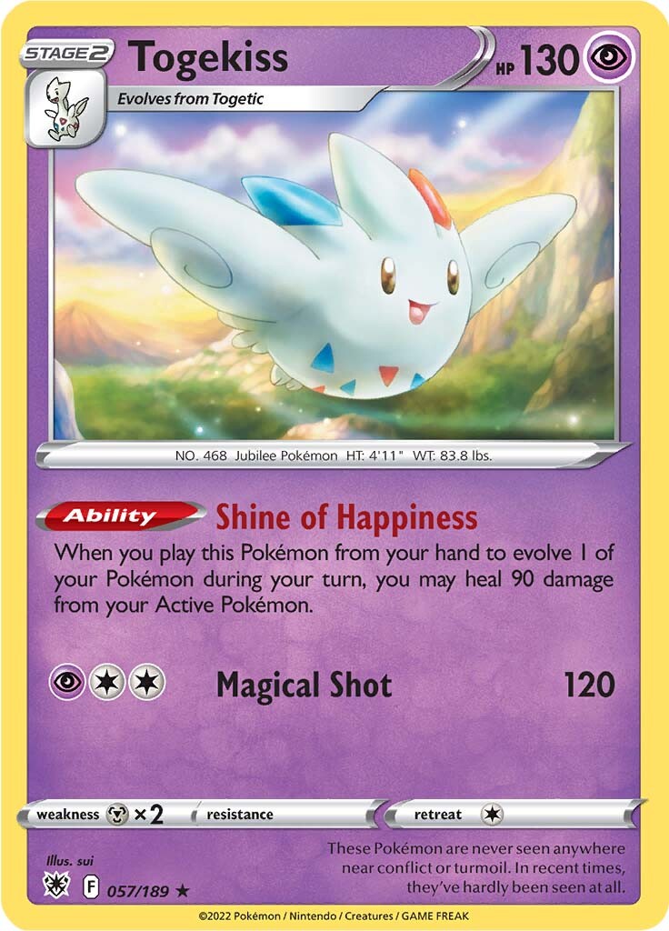 Togekiss (057/189) [Sword & Shield: Astral Radiance] | Black Swamp Games
