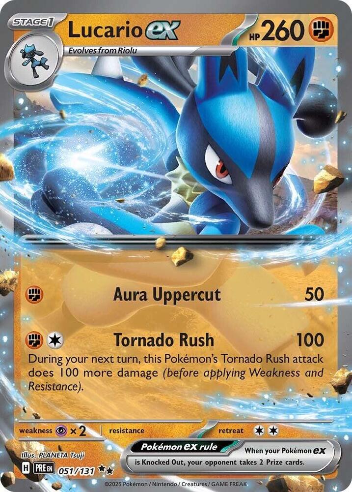 Lucario ex (051/131) [Scarlet & Violet: Prismatic Evolutions] | Black Swamp Games