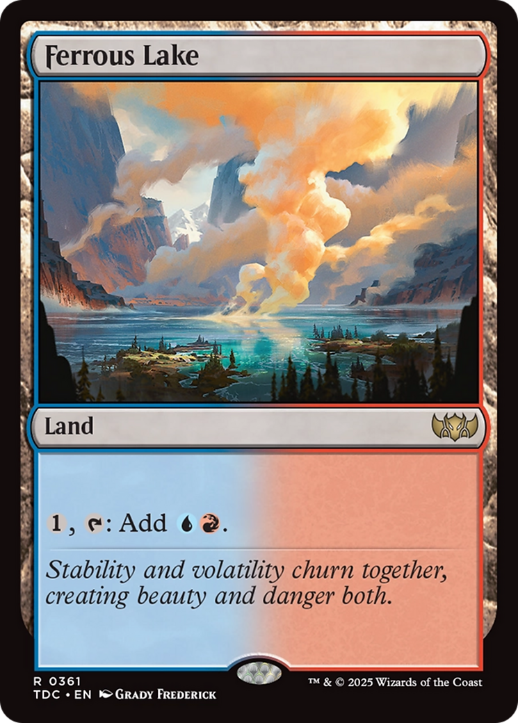 Ferrous Lake [Tarkir: Dragonstorm Commander] | Black Swamp Games