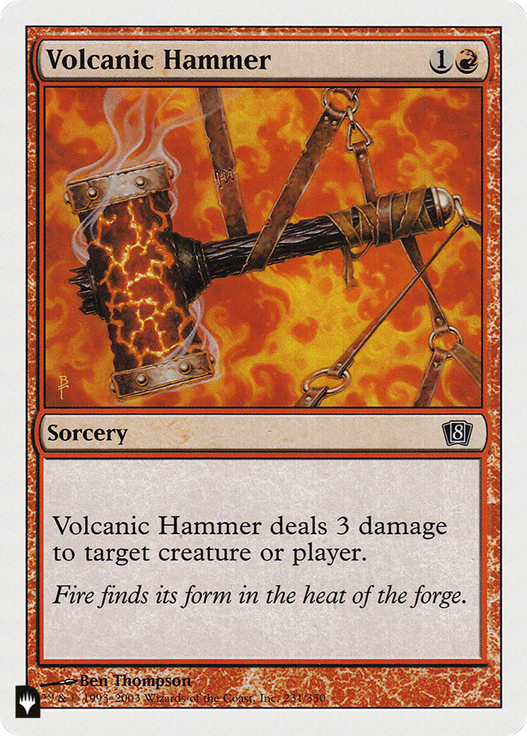 Volcanic Hammer [The List Reprints] | Black Swamp Games