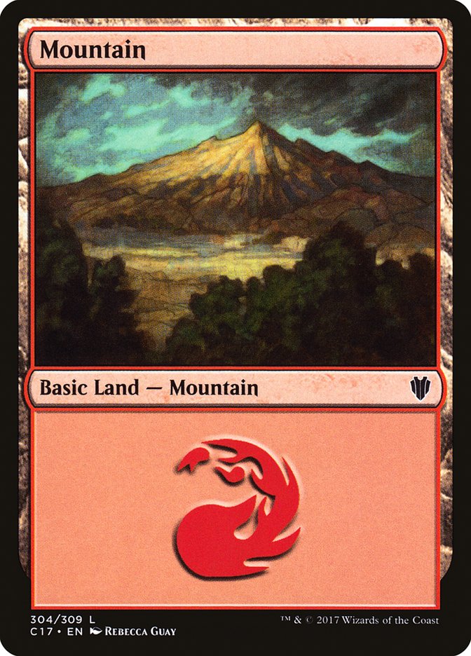 Mountain (304) [Commander 2017] | Black Swamp Games
