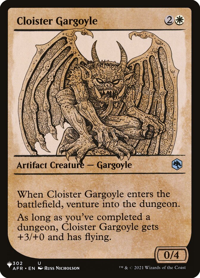 Cloister Gargoyle (Showcase) [The List] | Black Swamp Games