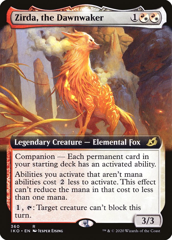 Zirda, the Dawnwaker (Extended Art) [Ikoria: Lair of Behemoths] | Black Swamp Games