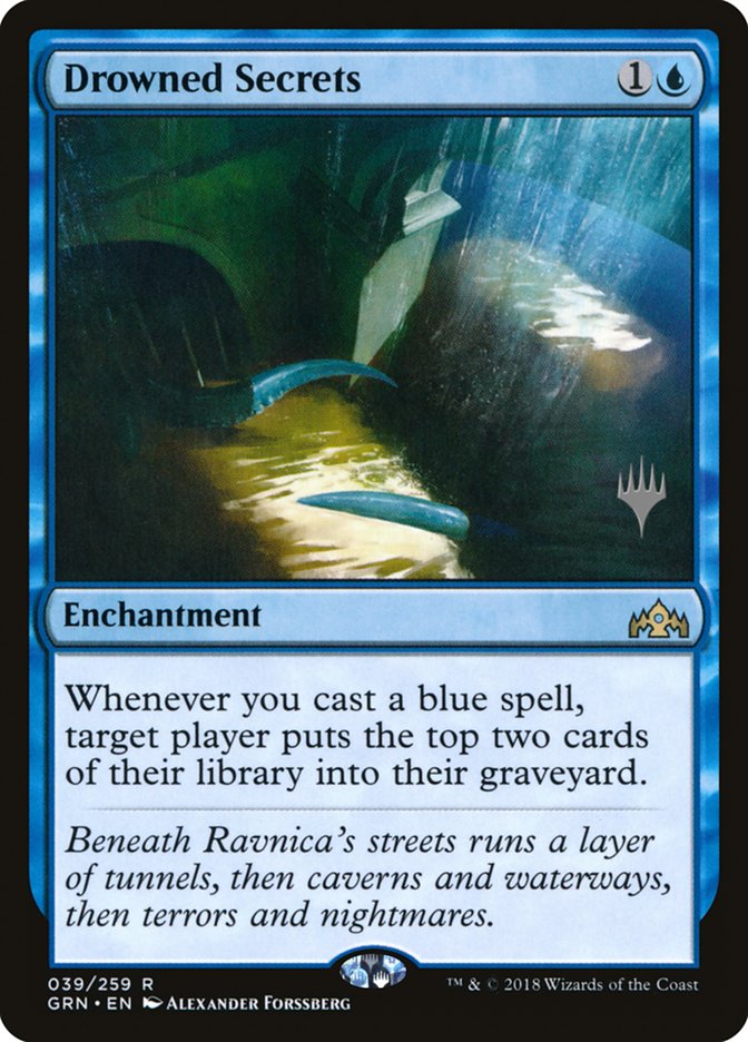 Drowned Secrets (Promo Pack) [Guilds of Ravnica Promos] | Black Swamp Games