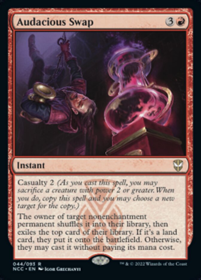 Audacious Swap [Streets of New Capenna Commander] | Black Swamp Games
