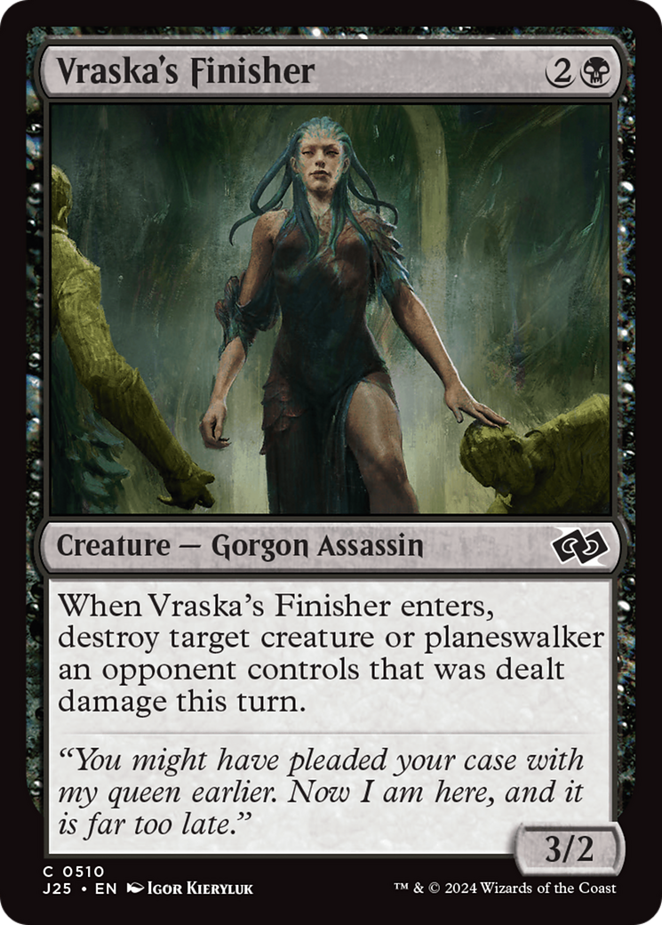 Vraska's Finisher [Foundations Jumpstart] | Black Swamp Games