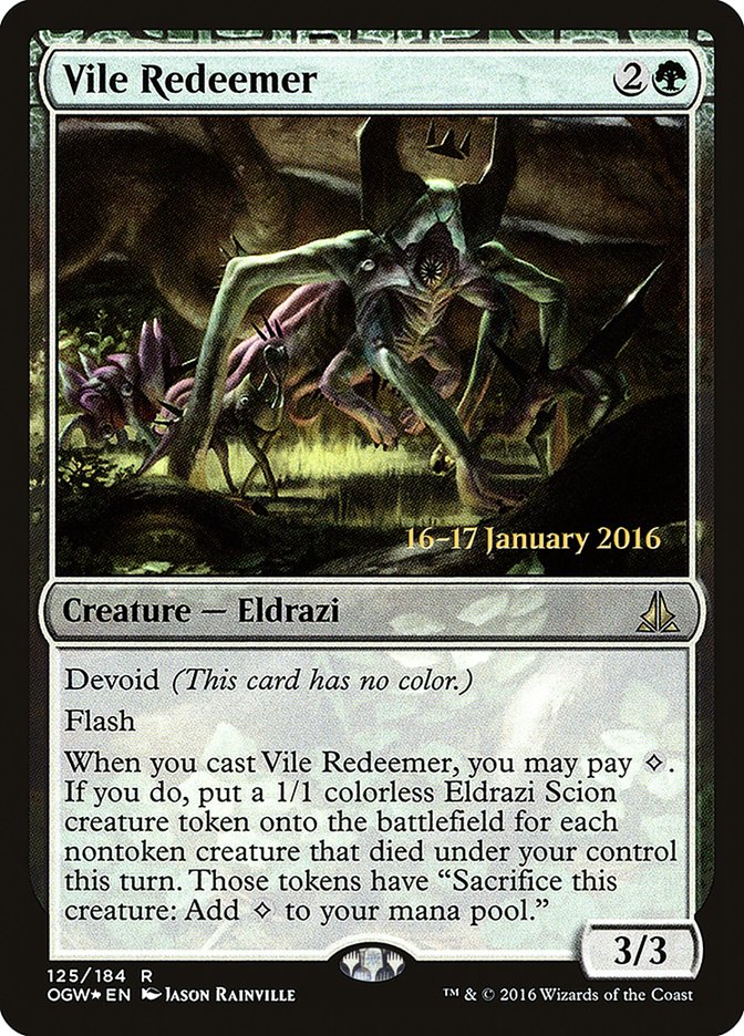 Vile Redeemer [Oath of the Gatewatch Prerelease Promos] | Black Swamp Games