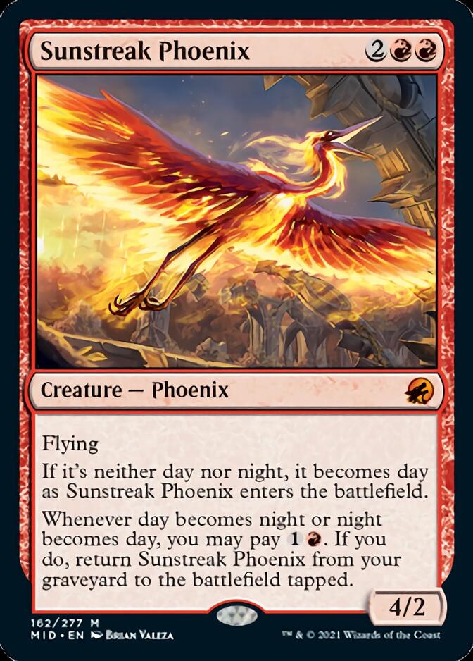 Sunstreak Phoenix [Innistrad: Midnight Hunt] | Black Swamp Games