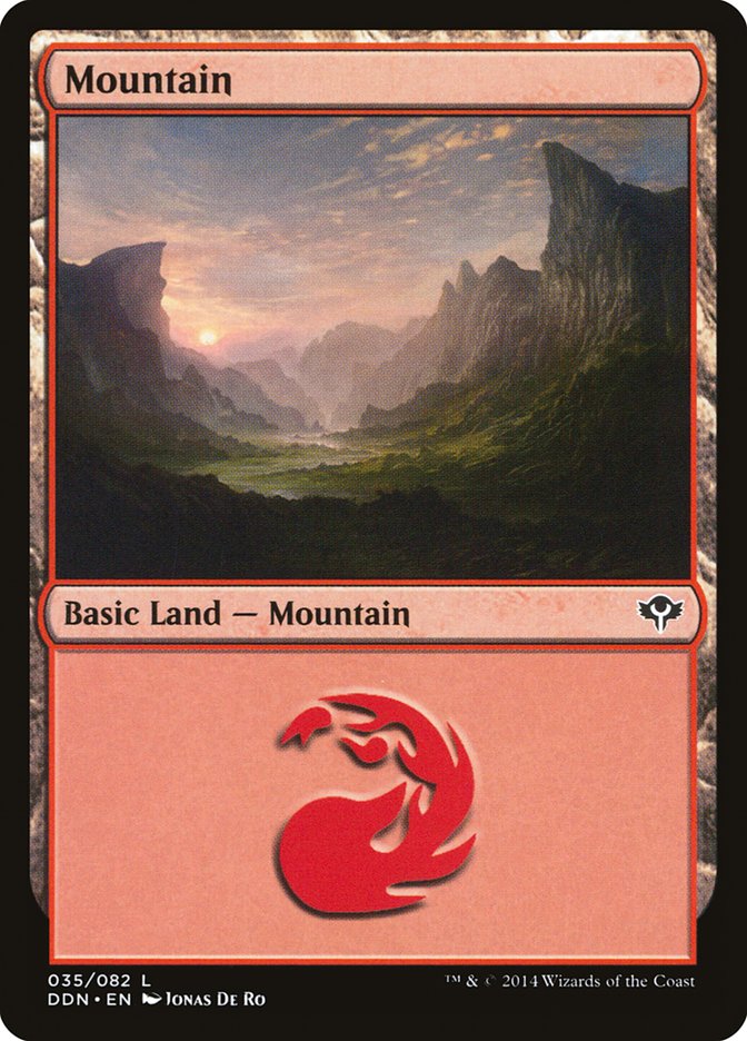 Mountain (35) [Duel Decks: Speed vs. Cunning] | Black Swamp Games