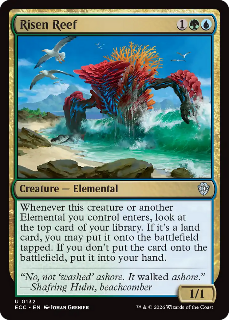 Risen Reef [Lorwyn Eclipsed Commander] | Black Swamp Games
