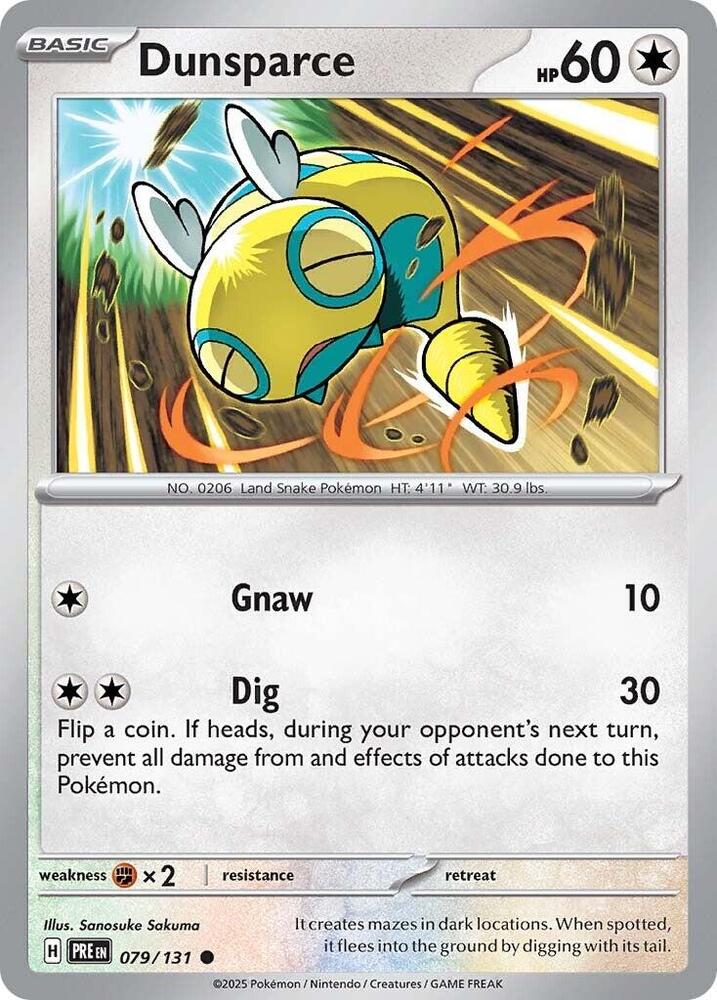 Dunsparce (079/131) [Scarlet & Violet: Prismatic Evolutions] | Black Swamp Games