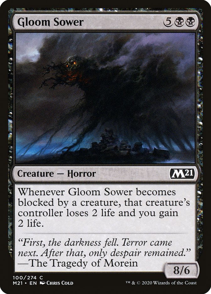 Gloom Sower [Core Set 2021] | Black Swamp Games
