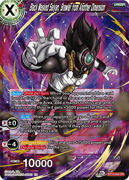 Black Masked Saiyan, Brawler from Another Dimension (BT13-004) [Supreme Rivalry] | Black Swamp Games