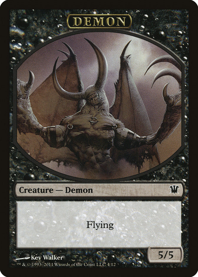 Demon Token [Innistrad Tokens] | Black Swamp Games