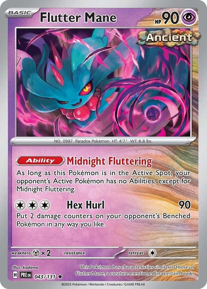 Flutter Mane (043/131) [Scarlet & Violet: Prismatic Evolutions] | Black Swamp Games