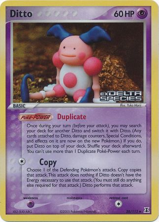 Ditto (38/113) (Stamped) [EX: Delta Species] | Black Swamp Games