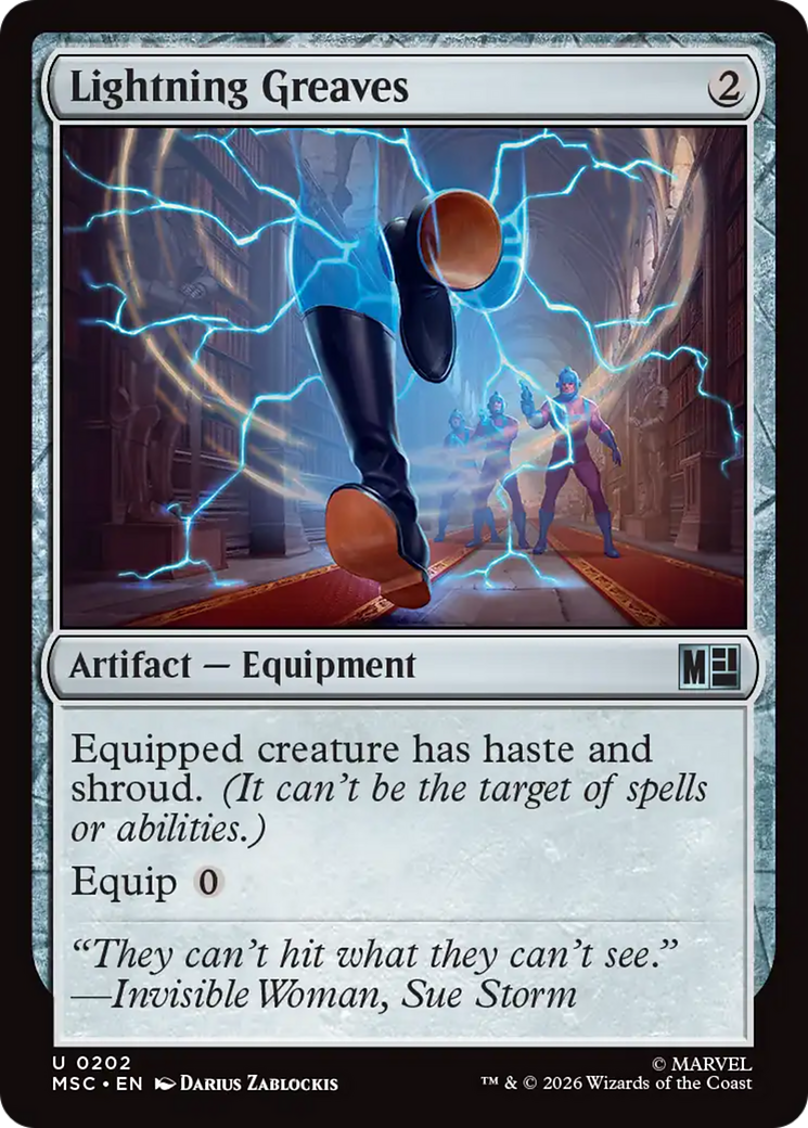 Lightning Greaves [Marvel Super Heroes Commander] | Black Swamp Games