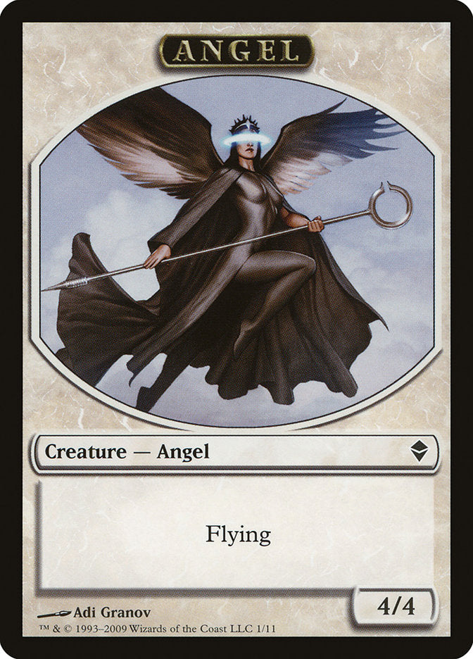 Angel Token [Zendikar Tokens] | Black Swamp Games