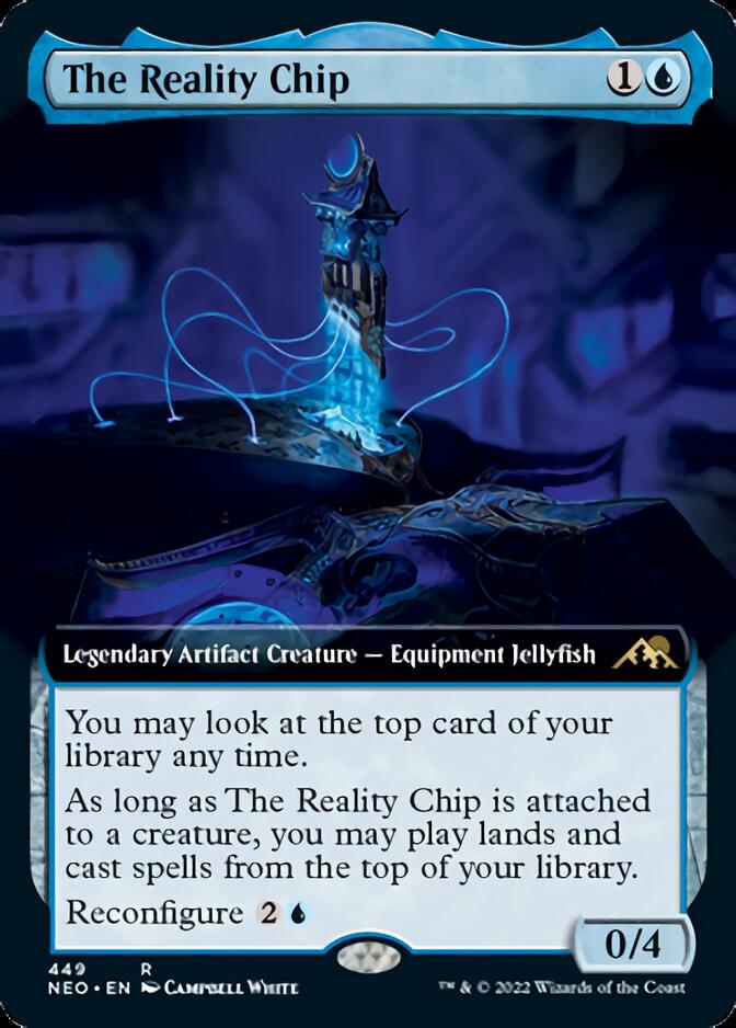 The Reality Chip (Extended Art) [Kamigawa: Neon Dynasty] | Black Swamp Games