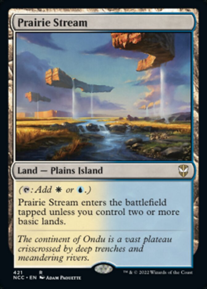 Prairie Stream [Streets of New Capenna Commander] | Black Swamp Games