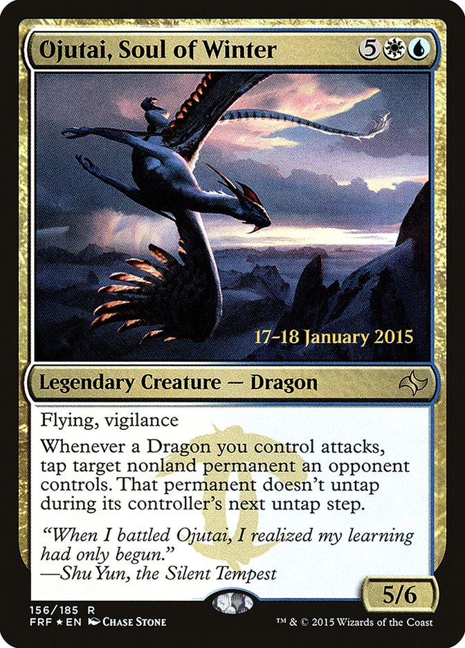 Ojutai, Soul of Winter [Fate Reforged Prerelease Promos] | Black Swamp Games