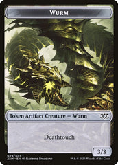 Elephant // Wurm (029) Double-Sided Token [Double Masters Tokens] | Black Swamp Games