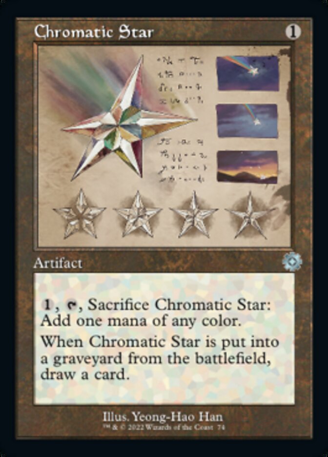 Chromatic Star (Retro Schematic) [The Brothers' War Retro Artifacts] | Black Swamp Games