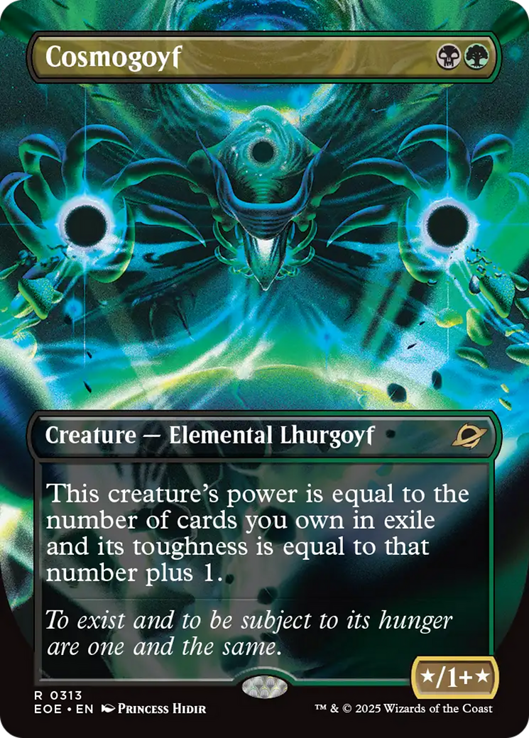 Cosmogoyf (Borderless) [Edge of Eternities] | Black Swamp Games