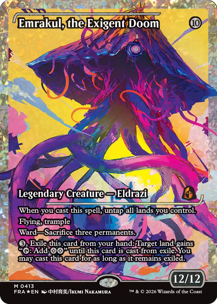 Emrakul, the Exigent Doom (Showcase) (Fracture Foil) [Reality Fracture] | Black Swamp Games