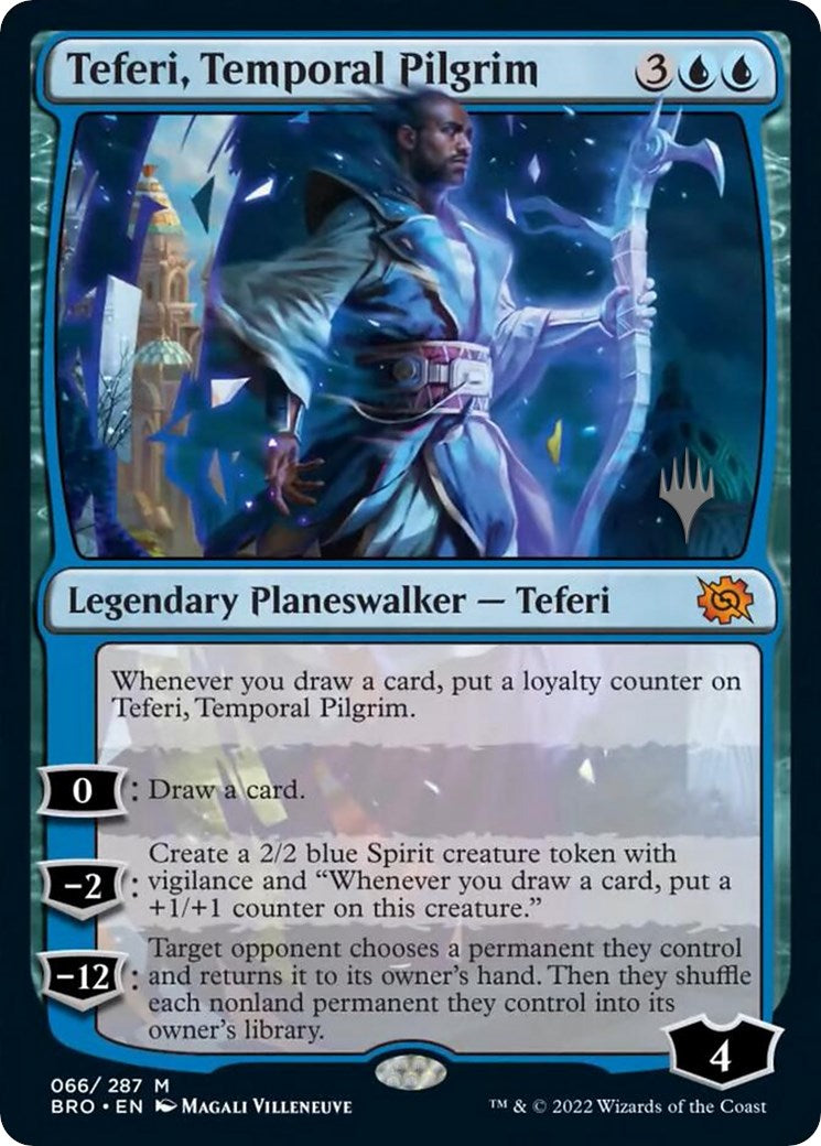 Teferi, Temporal Pilgrim (Promo Pack) [The Brothers' War Promos] | Black Swamp Games