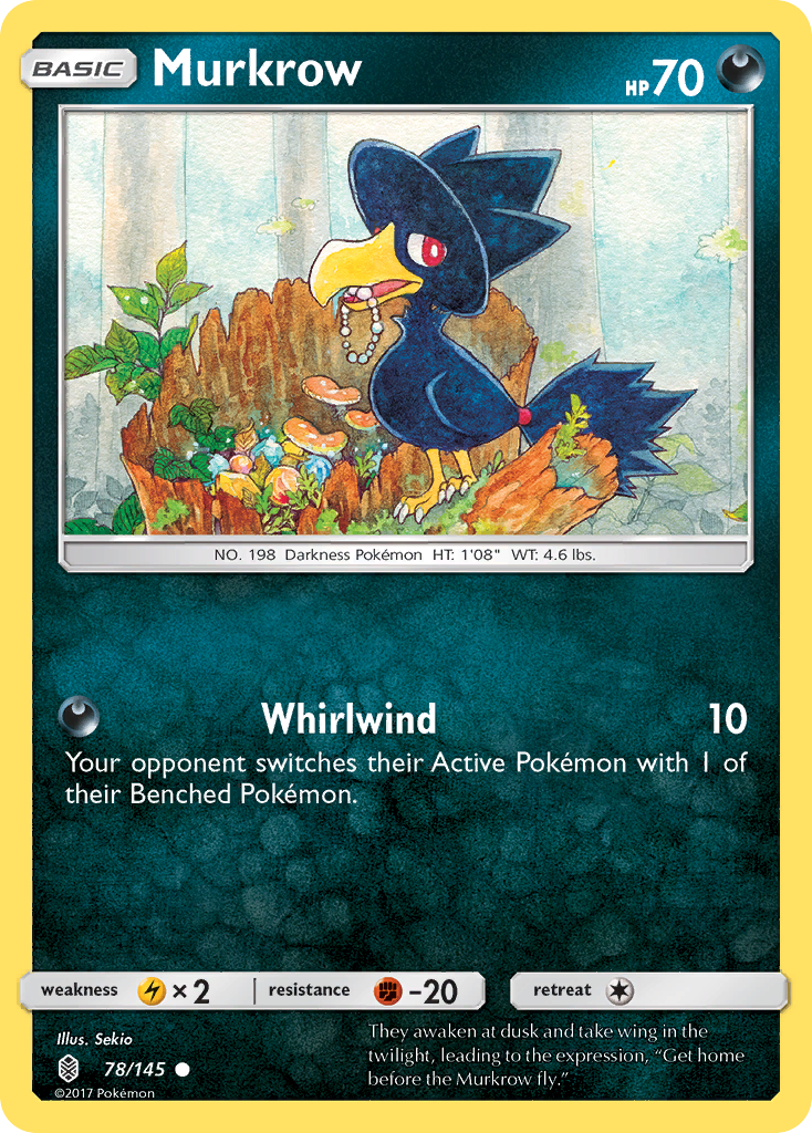 Murkrow (78/145) [Sun & Moon: Guardians Rising] | Black Swamp Games